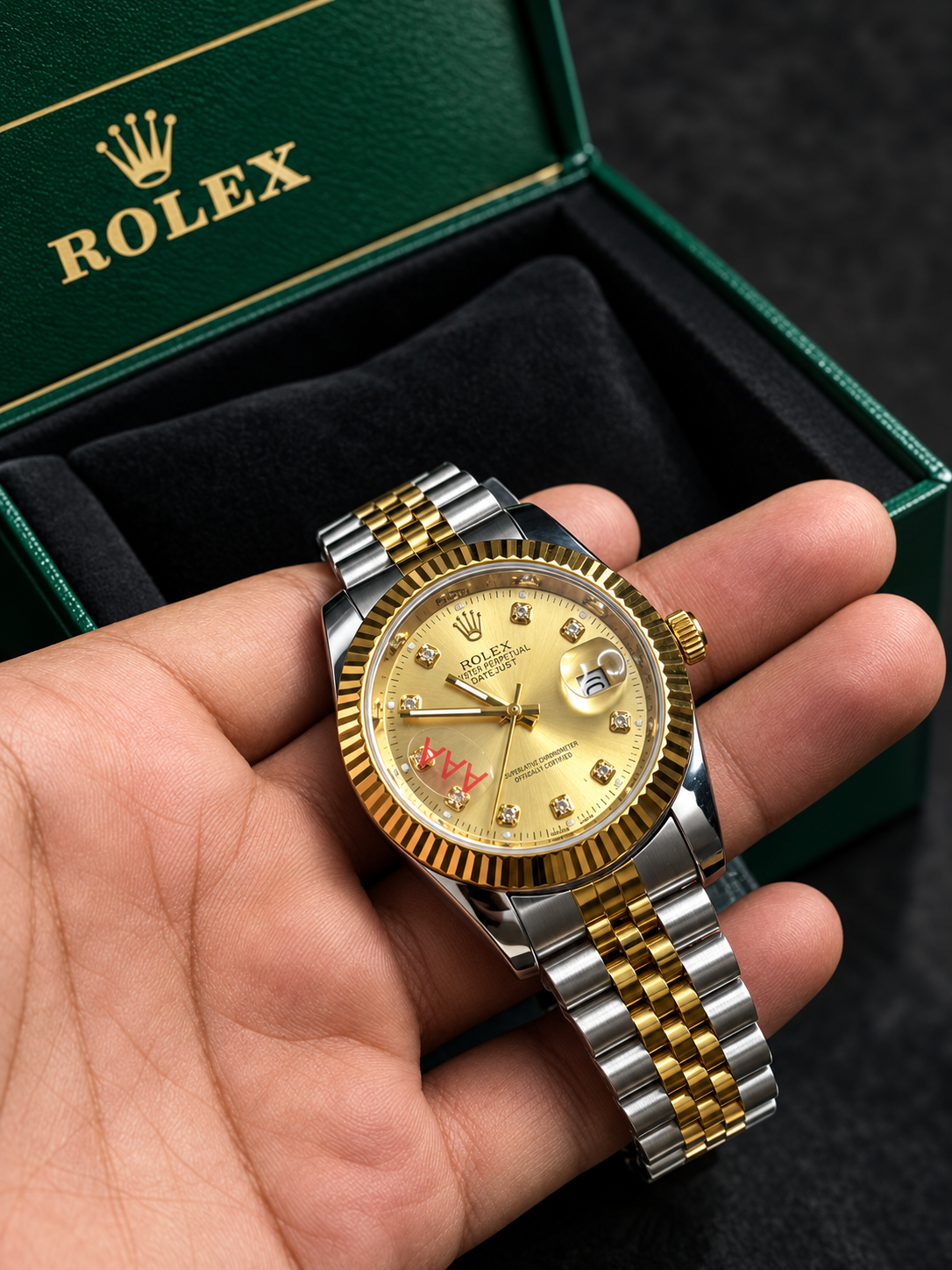 Rolex Gold & Silver Two-Tone Watch - Image 2