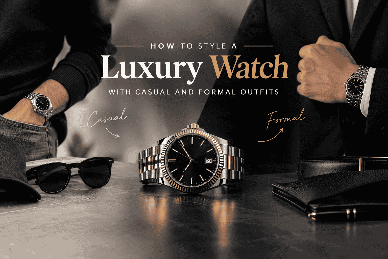 Style a Luxury Watch with Casual and Formal Outfits