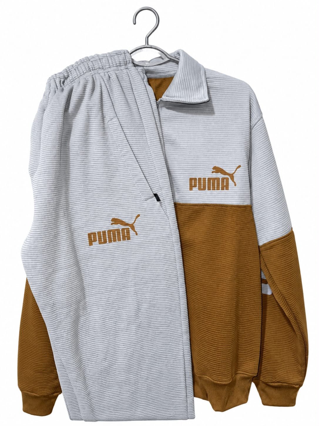 Puma Grey & Brown Tracksuit